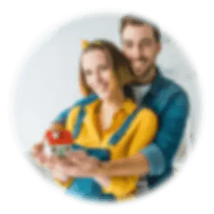 Family with New Home